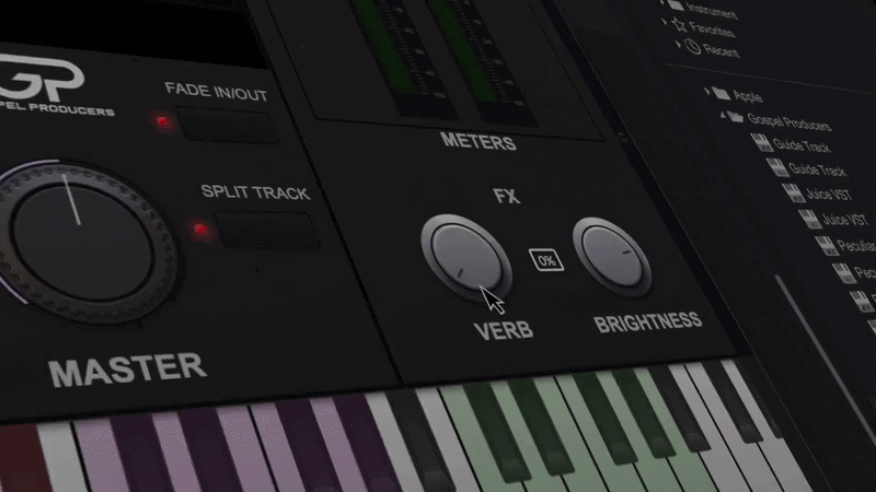 Reverb, brightness, and clean transitions